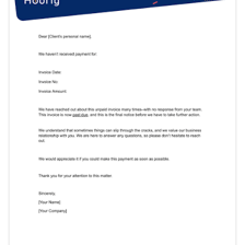 An invoice marked as unpaid or outstanding.