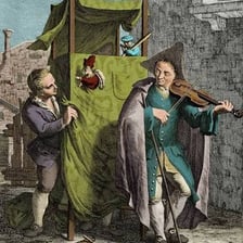 An illustration of a mischievous young rascal
