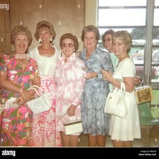 A group of adults representing a particular age group.