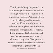 Two people having a serious and sincere conversation