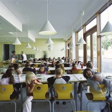 A school building representing the abbreviated school component.