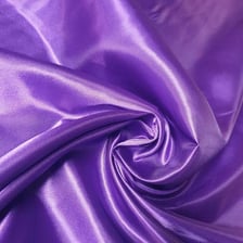 A close-up view showing the smooth sheen of satin fabric
