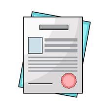 A case file representing an instance or example