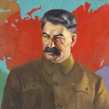 A historical portrait of Joseph Stalin