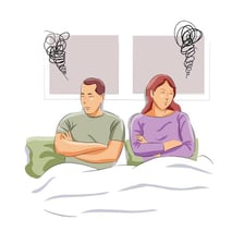 A person symbolically rejecting or disowning a connection
