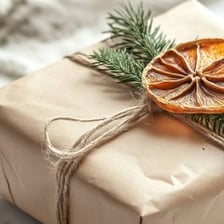 A wrapped gift representing a present
