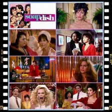 Actors performing a scene from a television soap opera