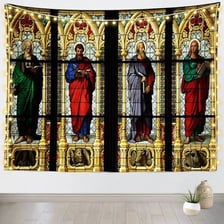 The interior of a Protestant church.