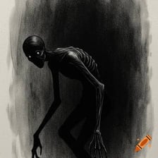 A slender human silhouette.