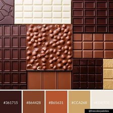 A chocolate bar shown in a rich brown colour