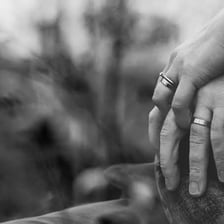 A couple symbolizing a committed monogamous relationship