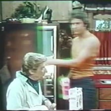 A television scene from a daytime American soap opera