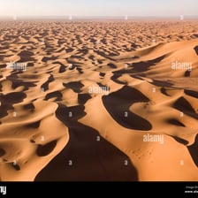 Sand dunes in the Sahara Desert.