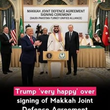 People signing an agreement representing an alliance