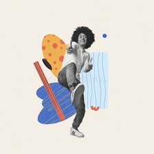 An illustration conveying intense passion and enthusiasm