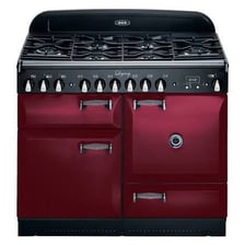 An Aga range cooker in a kitchen.