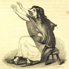 Mourners performing a traditional lament