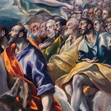 A painting by El Greco, the Greek-born Spanish Renaissance artist.