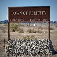 A word-building diagram combining F, ELI and CITY to make FELICITY.