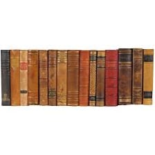 A small antique book illustrating the octavo format