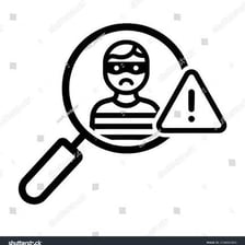 A person viewed suspiciously during an investigation