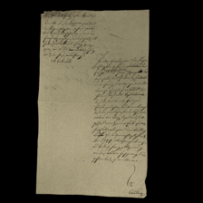 An original, unedited manuscript document