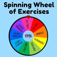 An illustration of an object spinning in a circular motion