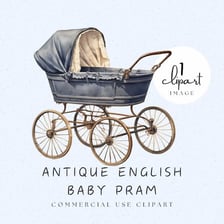 A pram designed for carrying a baby.