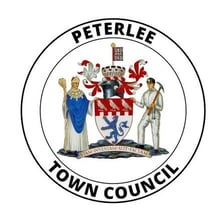 A sign identifying Peterlee in County Durham.
