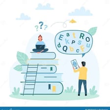 An illustration representing informal slang and jargon