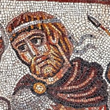 An ancient-style depiction of Alexander the Great