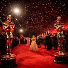 A formal award ceremony associated with prestige and status