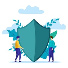 An illustration representing insurance protection and cover