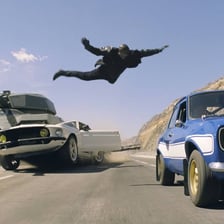 A performer carrying out a dangerous stunt.