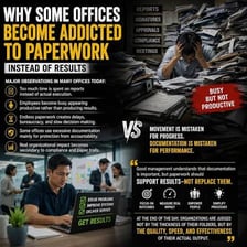 A cluttered desk covered with paperwork representing a complicated procedure.