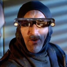 An actor performing a minor role on a film set.