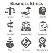 An illustration representing honesty and ethical conduct.