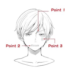 Illustration of a person reacting with disgust or hatred
