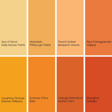 A solid swatch showing the color orange.