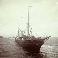 A steamship identified by the prefix SS