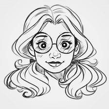 A clearly visible human face in a portrait-style image