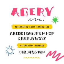 A simple educational illustration showing selected alternating letters from a word