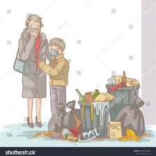 An illustration representing an offensive or unpleasant smell.