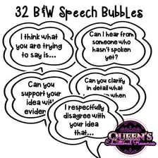A speech bubble displaying the phrase “as we speak”.