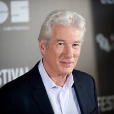 A portrait of actor Richard Gere