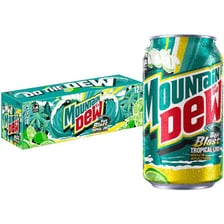 A can of Mountain Dew Baja Blast.