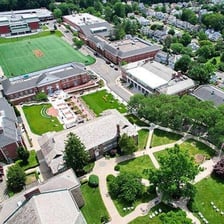 The campus of Iona University in New Rochelle, New York.