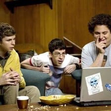 Michael Cera in a scene from Superbad