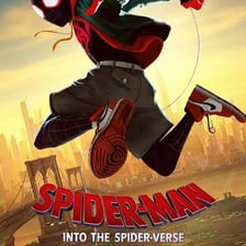 A promotional poster for the film Spider-Man: Into the Spider-Verse.