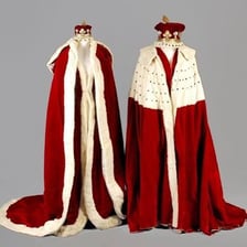 A British nobleman in formal ceremonial attire